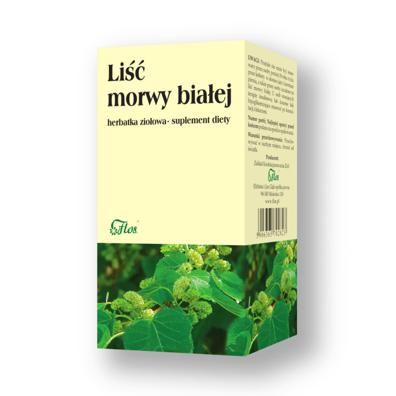 Morwa biała liść, herbatka ziołowa, suplement diety-20x2 g