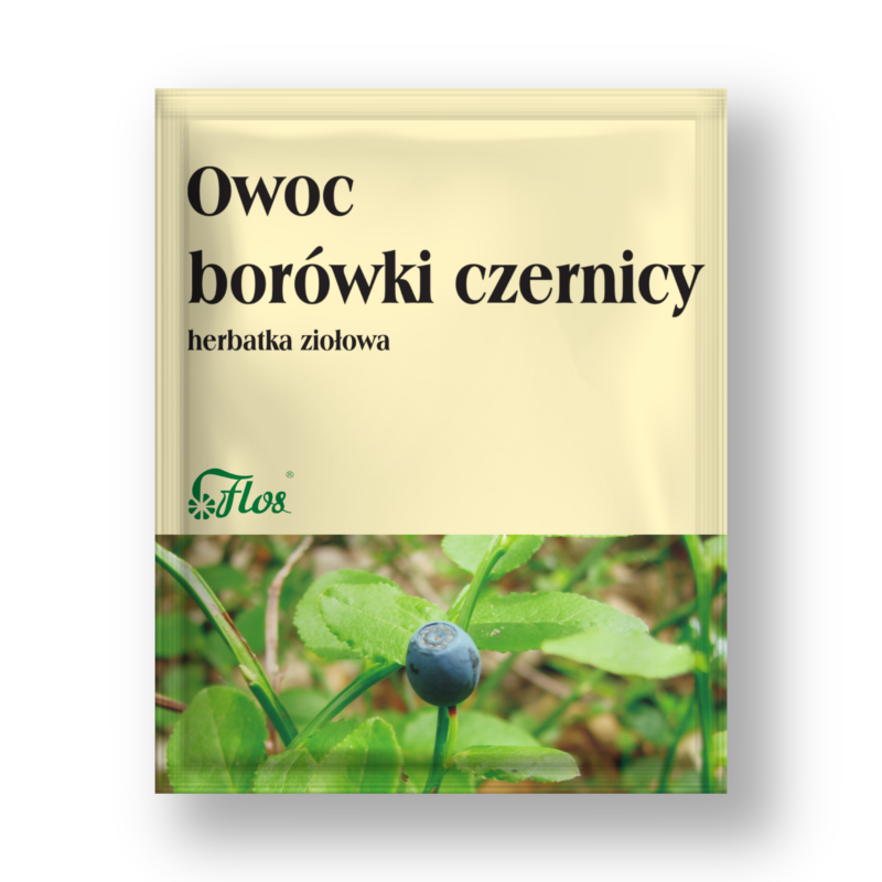 Borówka czernica owoc, herbatka ziołowa, 50 g - środek spożywczy