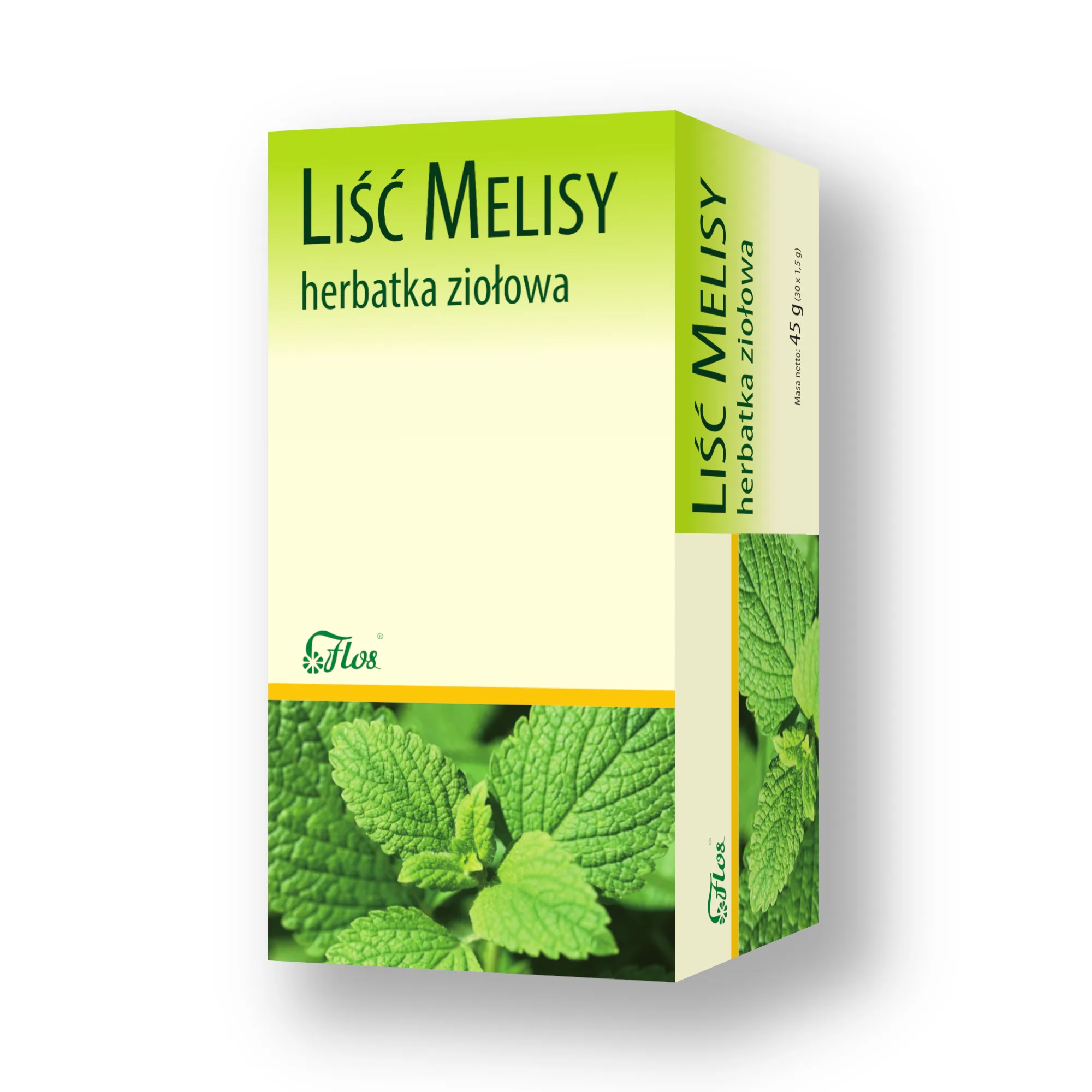 Melisa liść, herbatka ziołowa 30 x 1,5 g - środek spożywczy