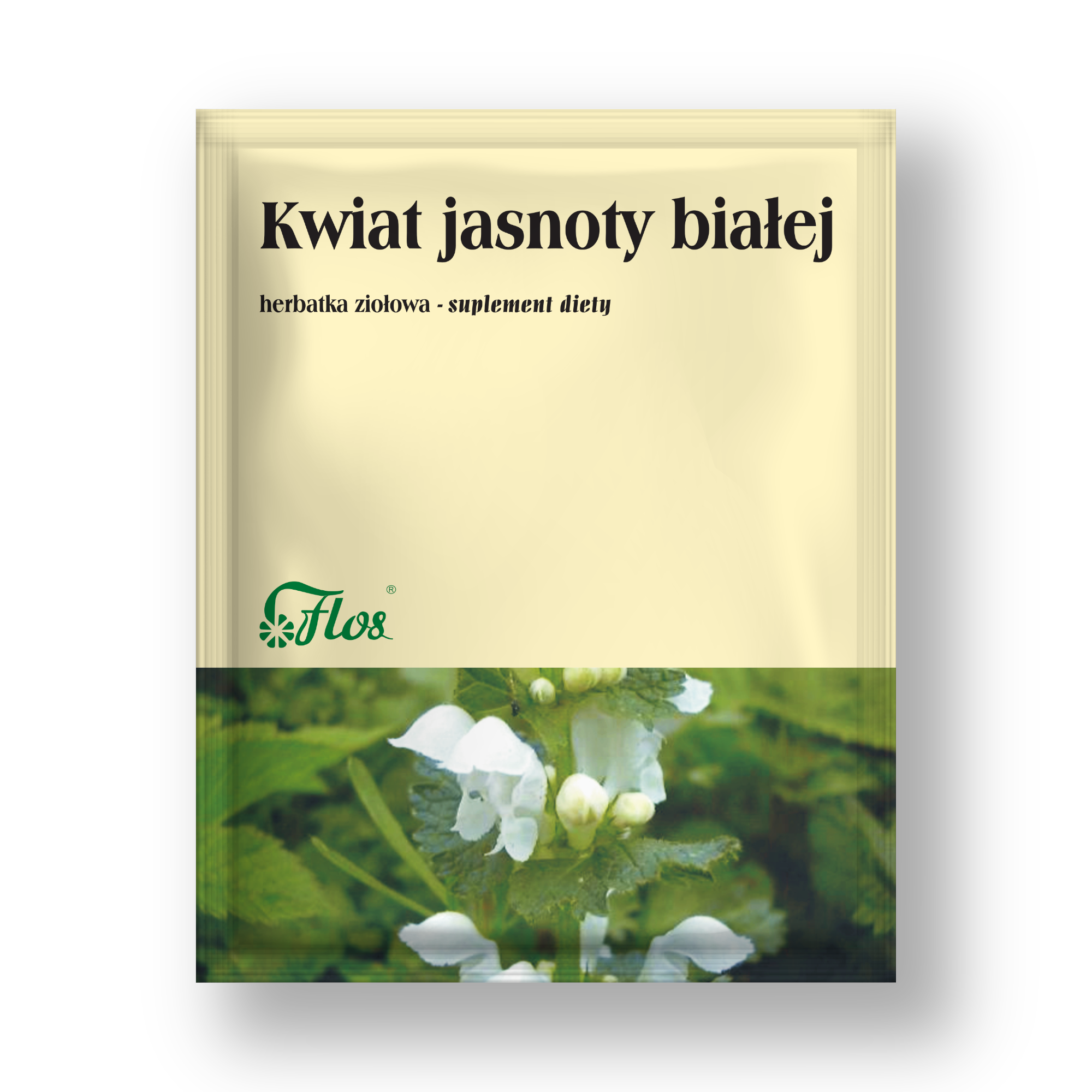 Jasnota biała kwiat herbatka ziołowa, suplement diety - 25 g