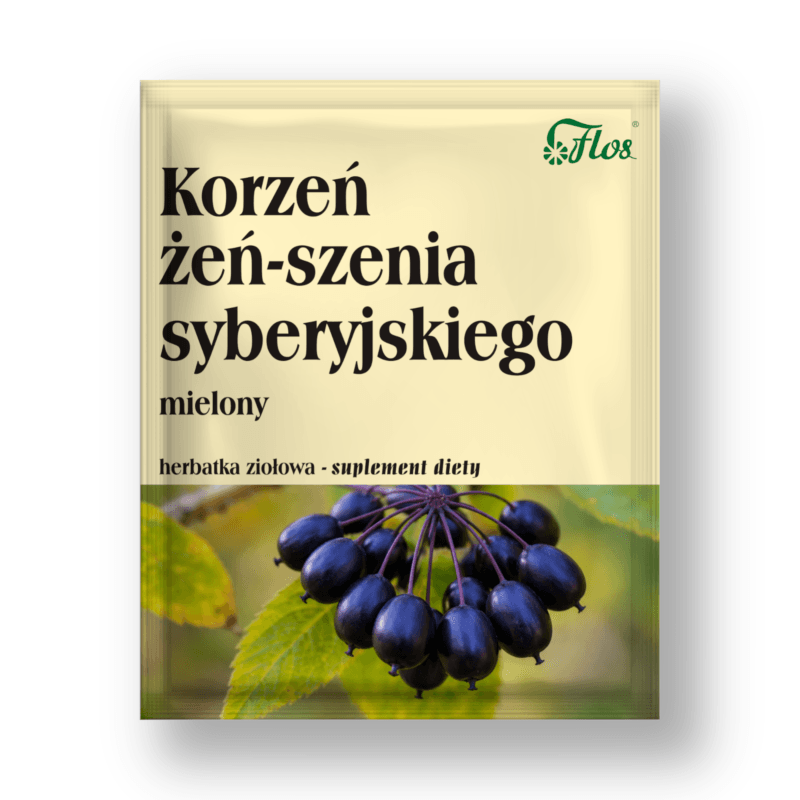 Żeń-szeń syberyjski korzeń mielony, suplement diety 100 g