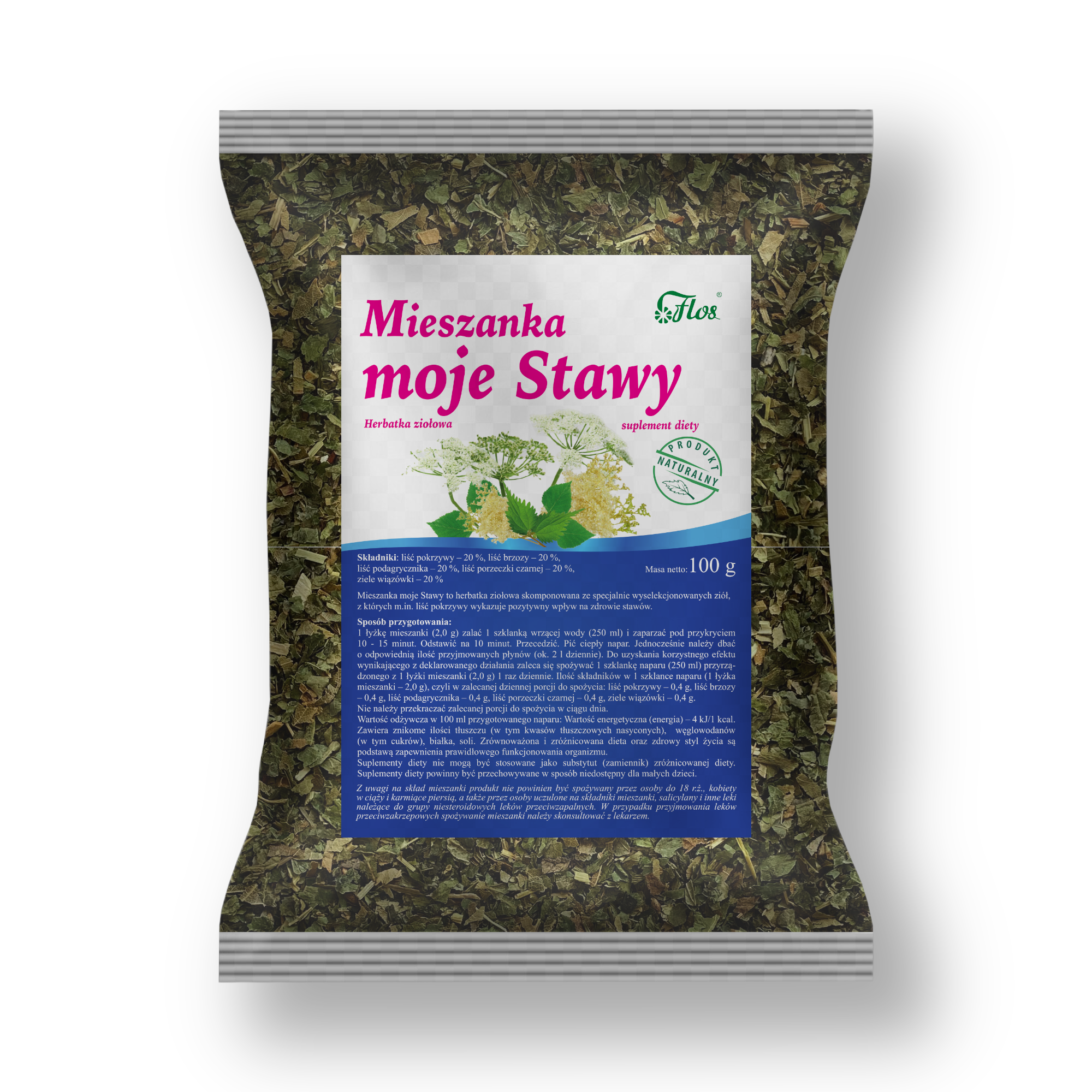 Mieszanka Moje Stawy, herbatka ziołowa - suplement diety 100g