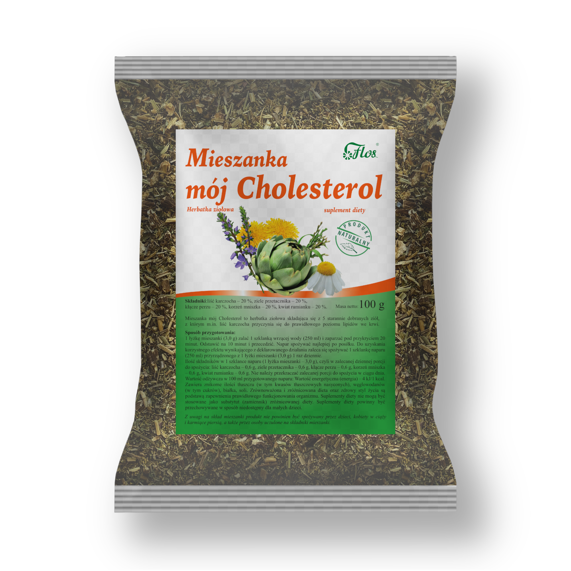 Mieszanka Mój Cholesterol, 100g - suplement diety