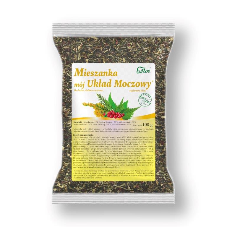 Mieszanka Mój Układ Moczowy 100g - herbatka ziołowo-owocowa, suplement diety