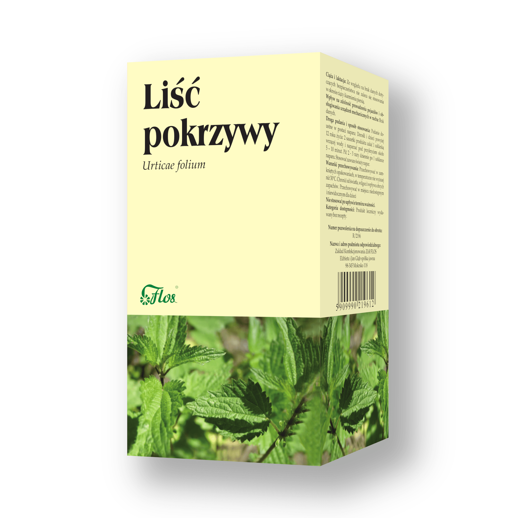 Liść pokrzywy - Urticae folium