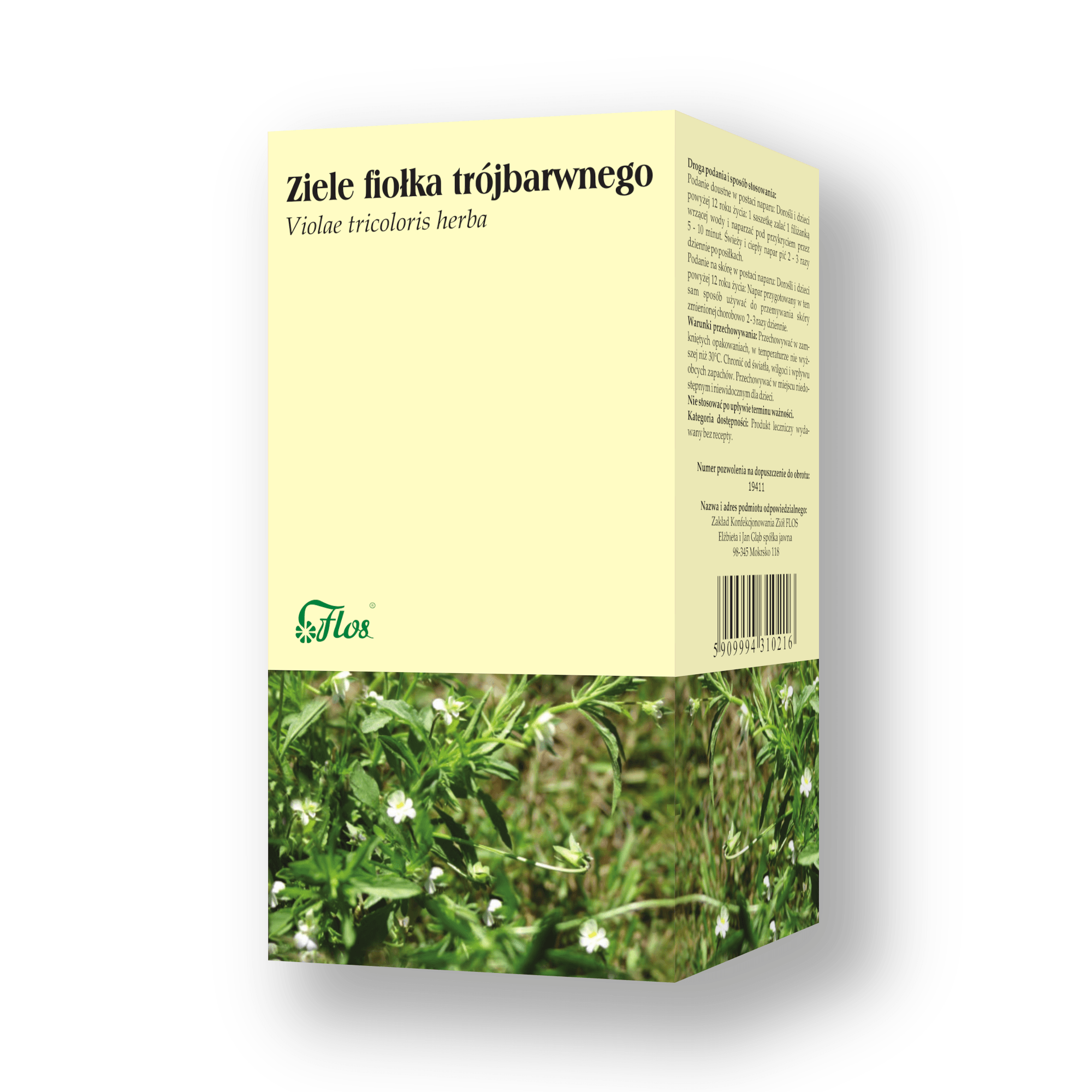 Ziele fiołka trójbarwnego - Violae tricoloris herba