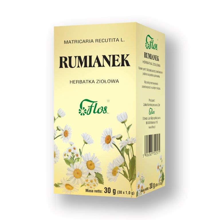 Rumianek 30x1,0g - herbatka ziołowa, środek spożywczy