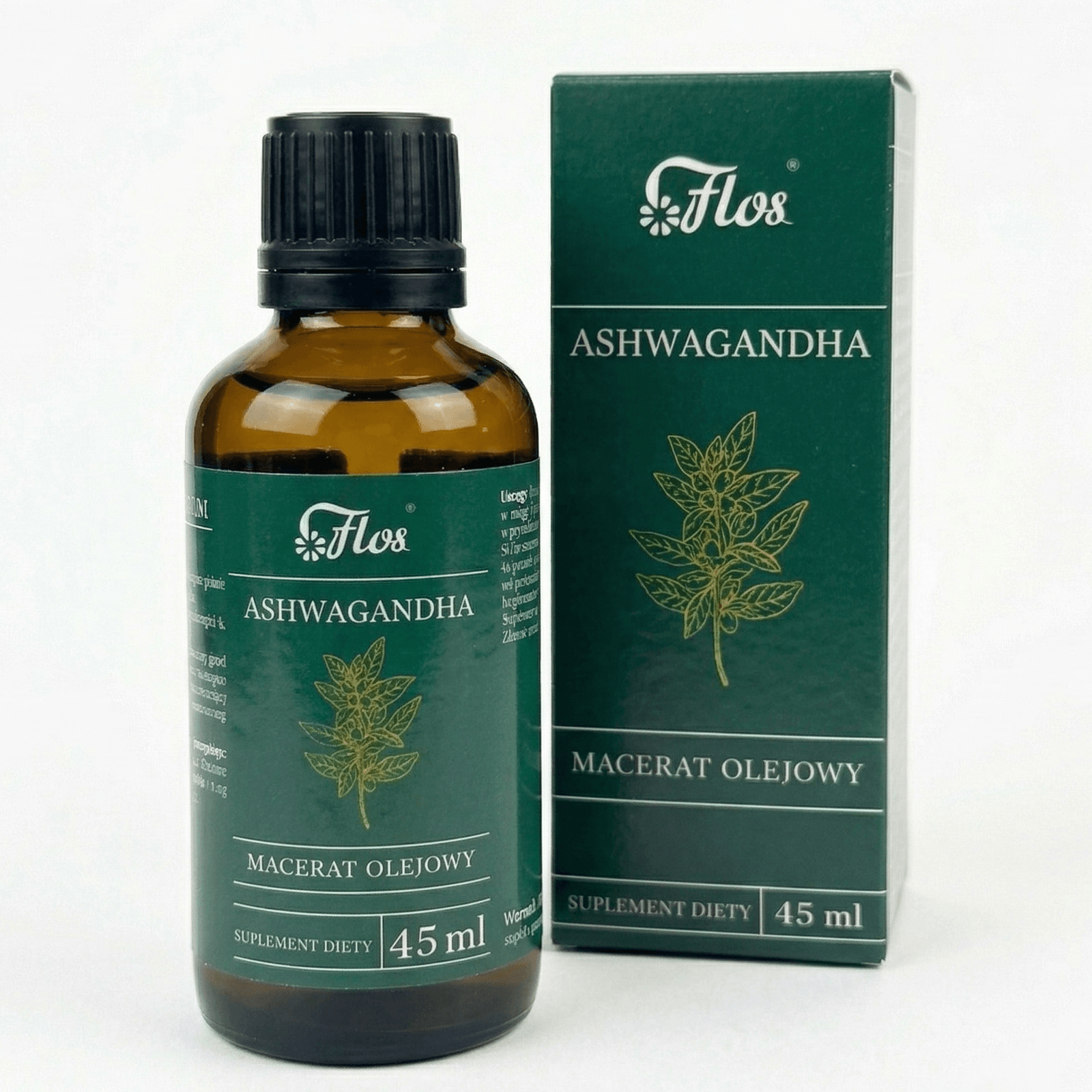 Ashwagandha - macerat olejowy - 45 ml - suplement diety