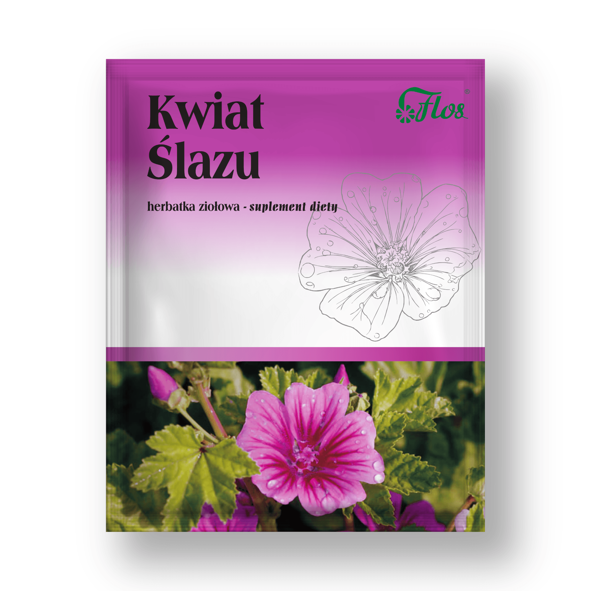 Ślaz kwiat 50 g - herbatka ziołowa, suplement diety
